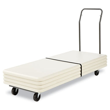 Alera® Chair And Table Cart, 20.86w X 50.78 To 72.04d, Black freeshipping - TVN Wholesale